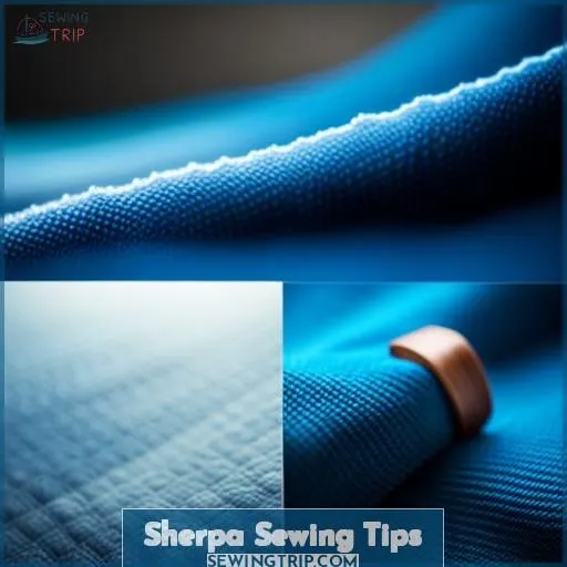 Sherpa Sewing Tips