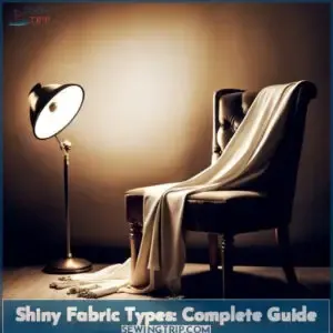 shiny fabric names types