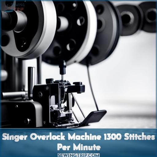 Singer Overlock Machine 1300 Stitches Per Minute