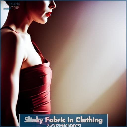 Slinky Fabric in Clothing