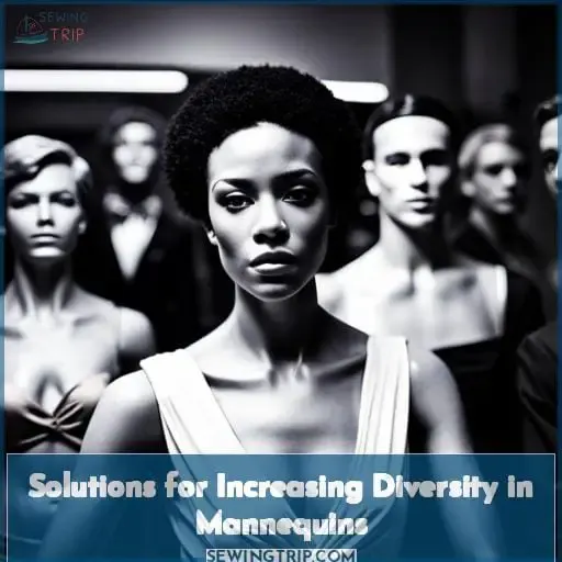 Solutions for Increasing Diversity in Mannequins