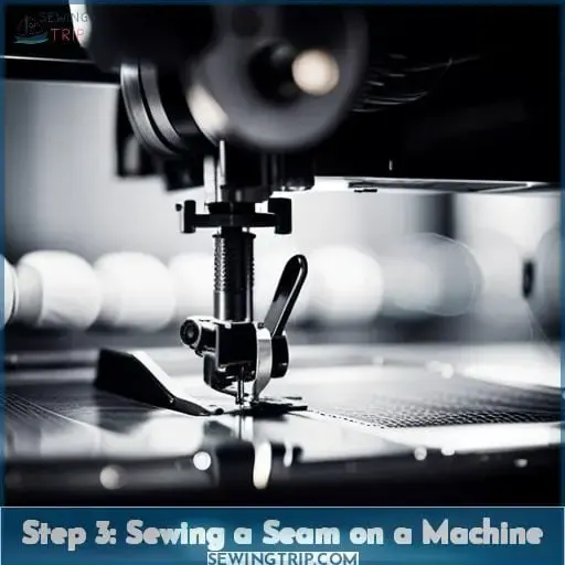 Step 3: Sewing a Seam on a Machine