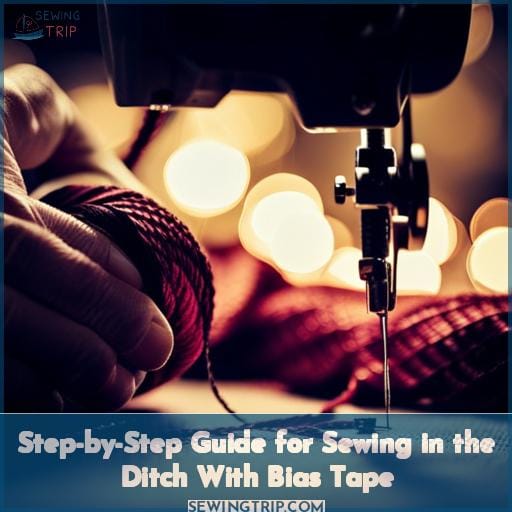 Step-by-Step Guide for Sewing in the Ditch With Bias Tape