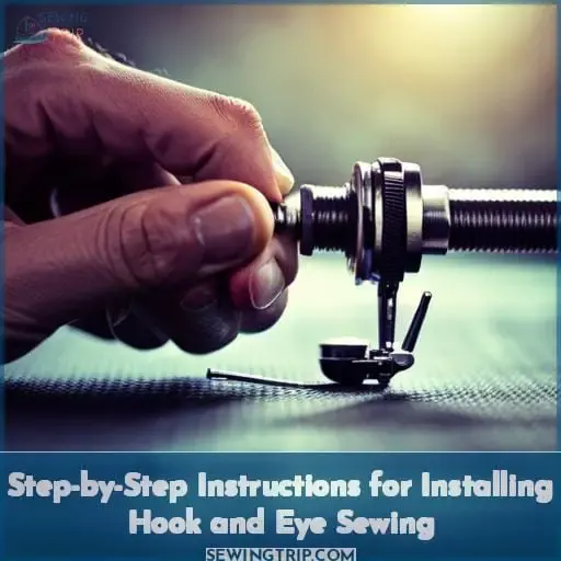 Step-by-Step Instructions for Installing Hook and Eye Sewing