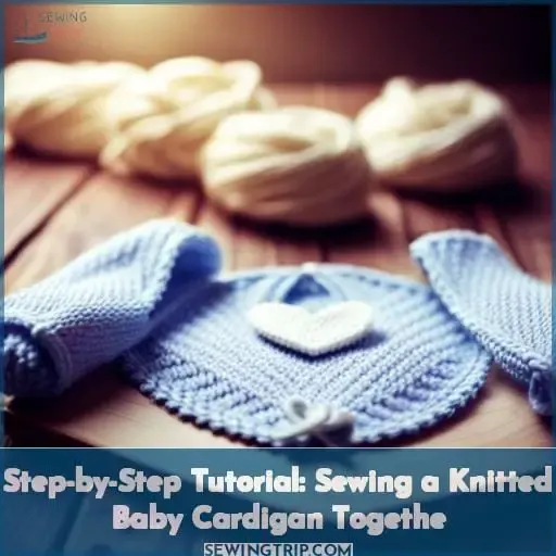 Step-by-Step Tutorial: Sewing a Knitted Baby Cardigan Togethe