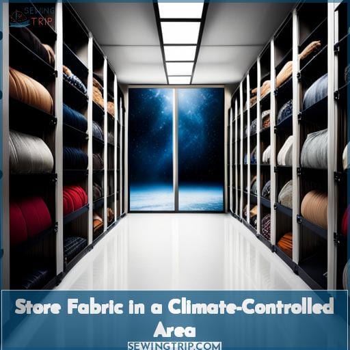 Store Fabric in a Climate-Controlled Area
