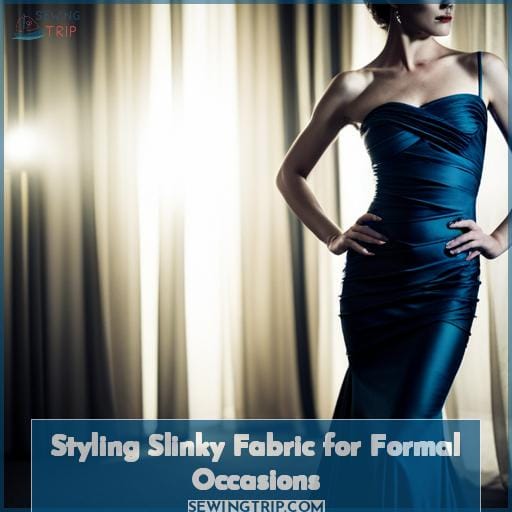 Styling Slinky Fabric for Formal Occasions