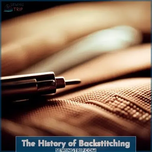 The History of Backstitching