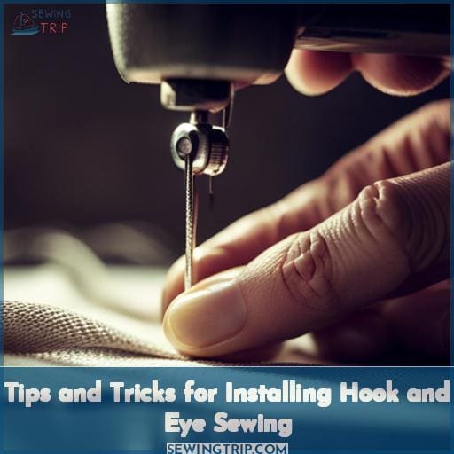 Tips and Tricks for Installing Hook and Eye Sewing