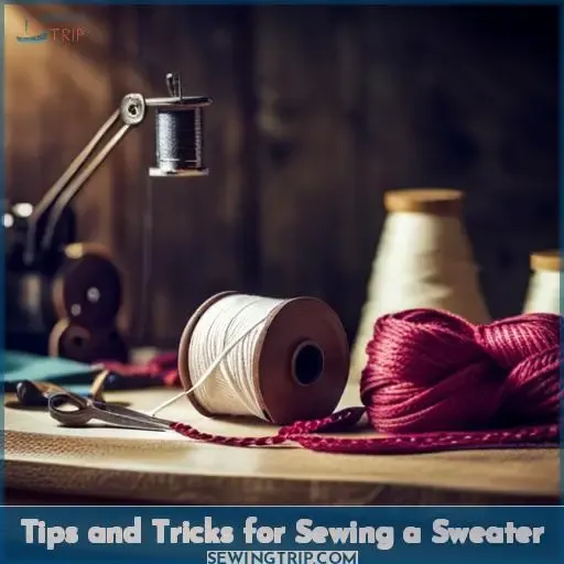 Tips and Tricks for Sewing a Sweater