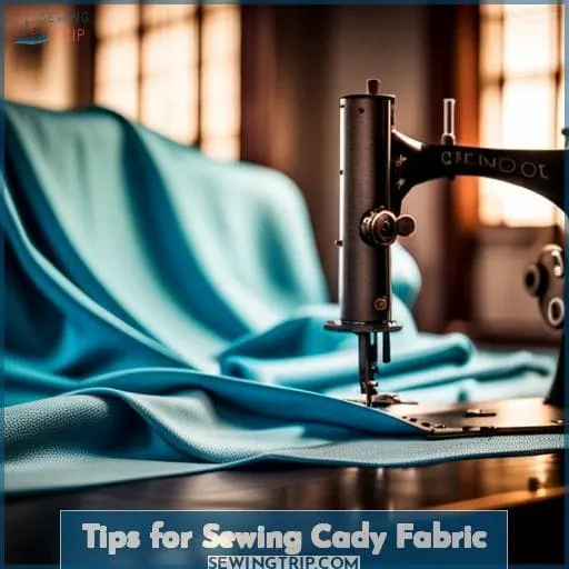 Tips for Sewing Cady Fabric