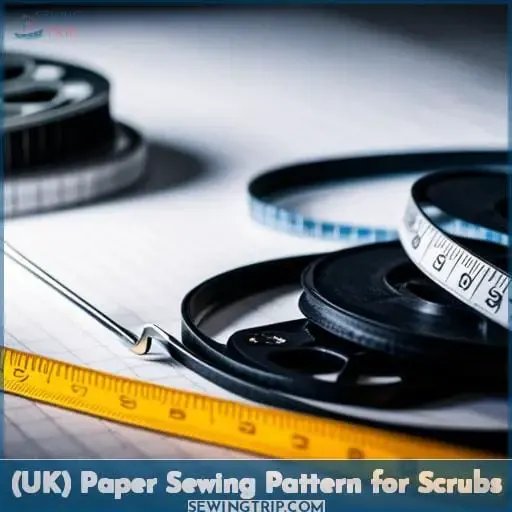 (UK) Paper Sewing Pattern for Scrubs