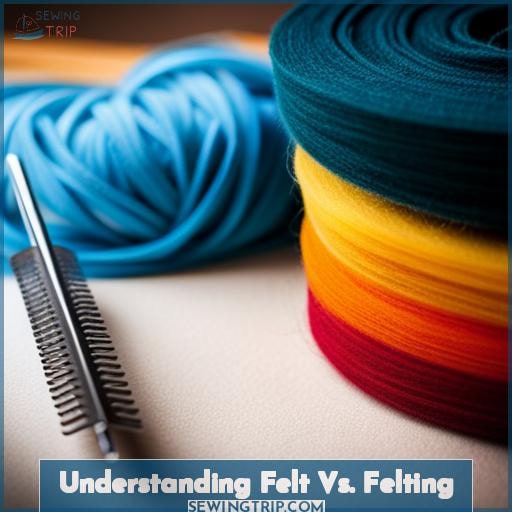 Understanding Felt Vs. Felting