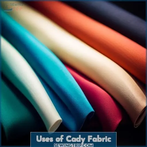 Uses of Cady Fabric