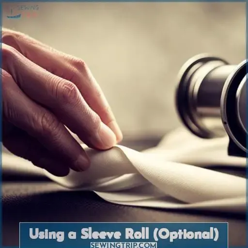 Using a Sleeve Roll (Optional)