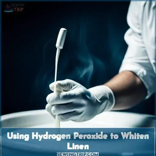 Using Hydrogen Peroxide to Whiten Linen
