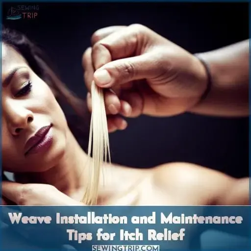 Weave Installation and Maintenance Tips for Itch Relief