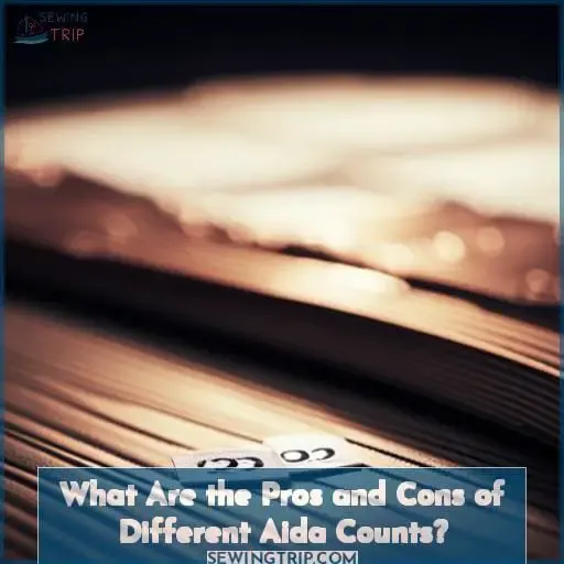 What Are the Pros and Cons of Different Aida Counts