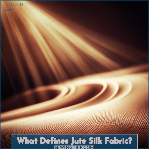 What Defines Jute Silk Fabric