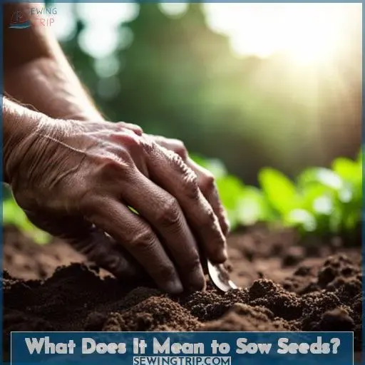 What Does It Mean to Sow Seeds