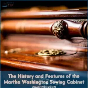 what is a martha washington sewing cabinet