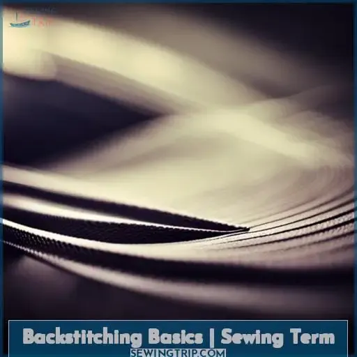 what is backstitch in sewing