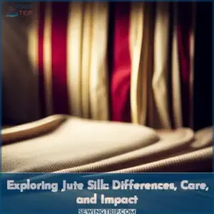 what is jute silk fabric difference