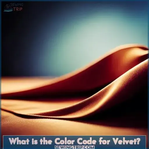 What is the Color Code for Velvet