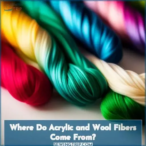 Where Do Acrylic and Wool Fibers Come From