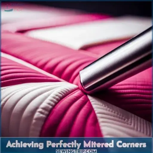 Achieving Perfectly Mitered Corners