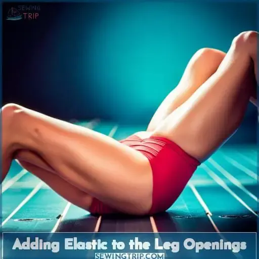 Adding Elastic to the Leg Openings