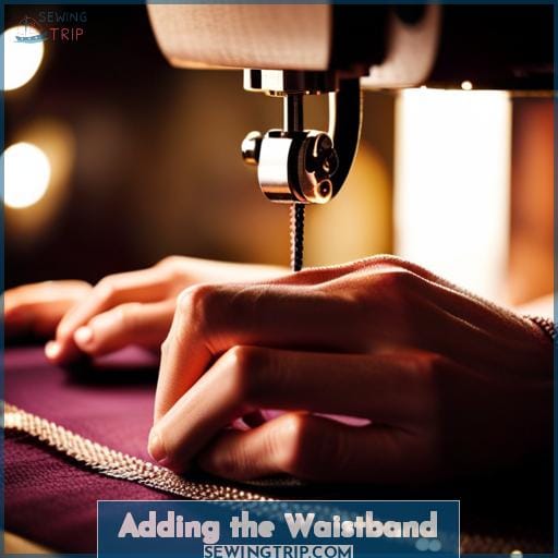 Adding the Waistband Adding the Waistband