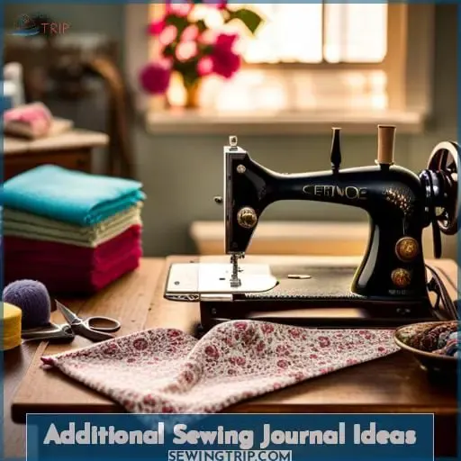 Additional Sewing Journal Ideas