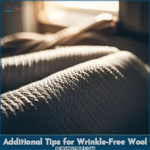 Additional Tips for Wrinkle-Free Wool