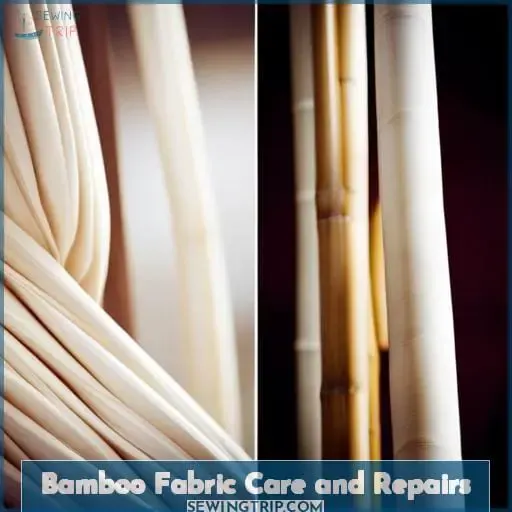 Bamboo Fabric Care and Repairs