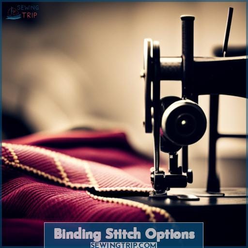 Binding Stitch Options
