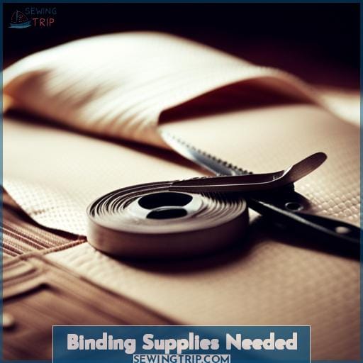 Binding Supplies Needed