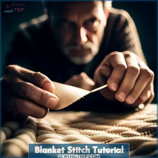 Blanket Stitch Tutorial