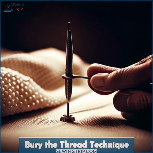 Bury the Thread Technique