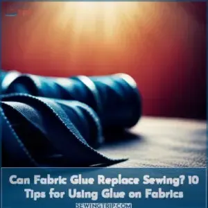 can fabric glue replace sewing