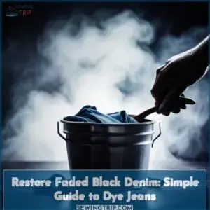can you dye denim black how to