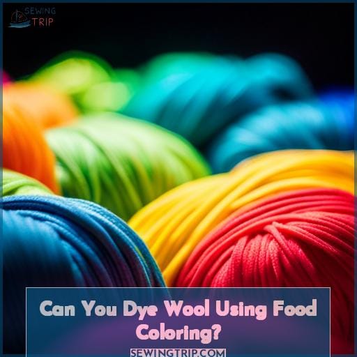 Can You Dye Wool Using Food Coloring