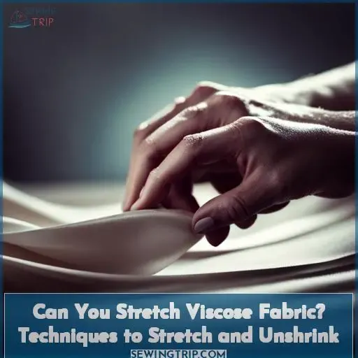can you stretch viscose how to