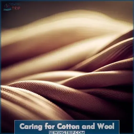 Caring for Cotton and Wool