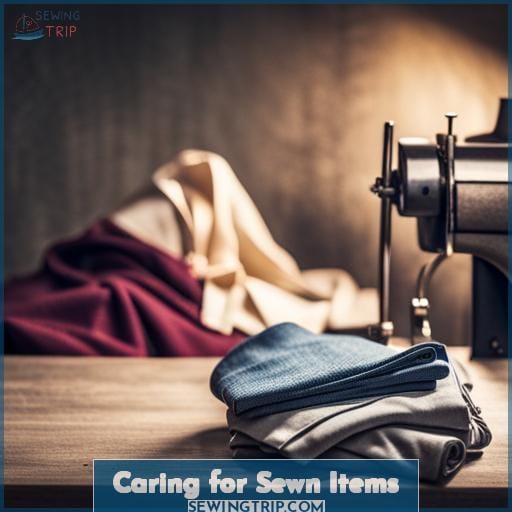 Caring for Sewn Items