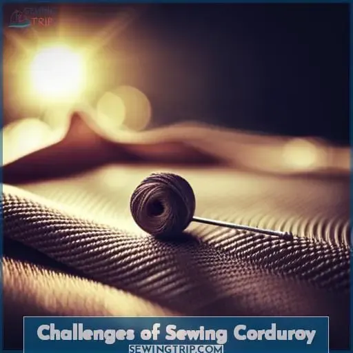 Challenges of Sewing Corduroy