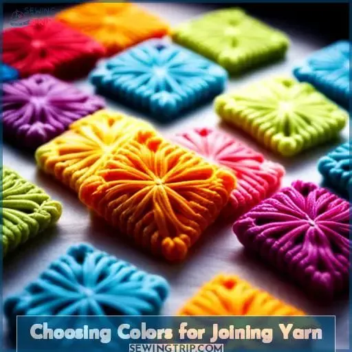 Choosing Colors for Joining Yarn