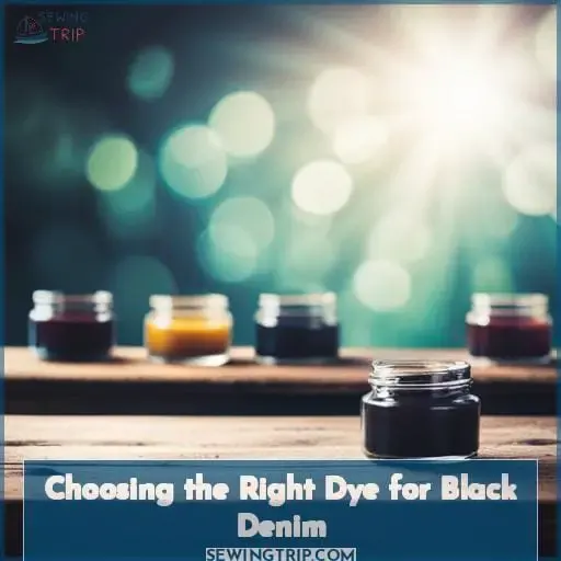 Choosing the Right Dye for Black Denim