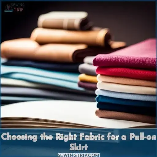 Choosing the Right Fabric for a Pull-on Skirt