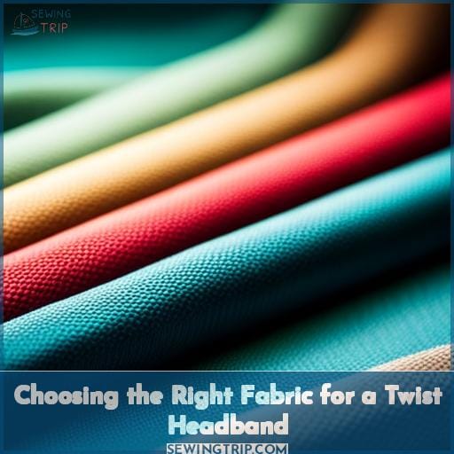 Choosing the Right Fabric for a Twist Headband